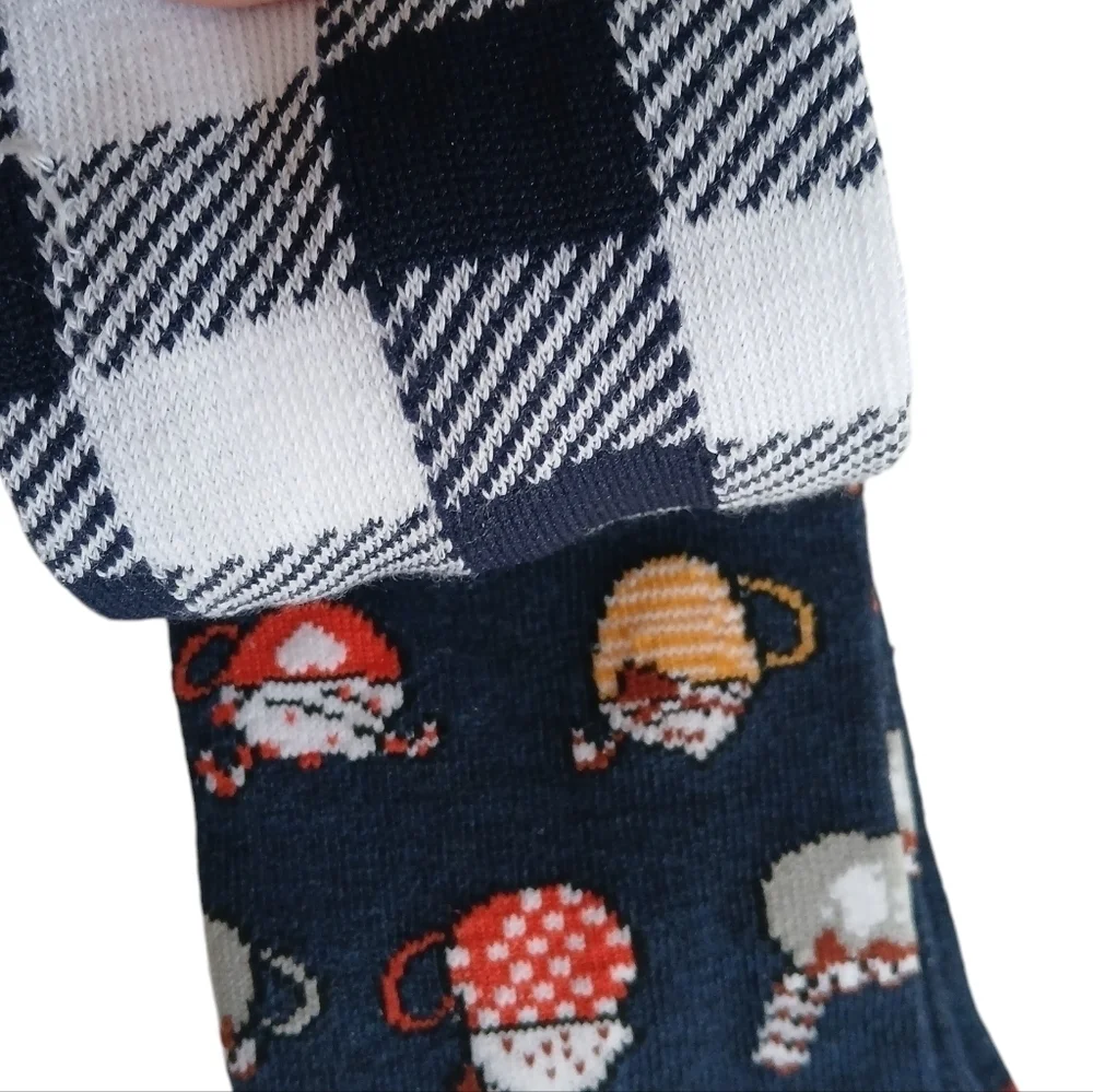 Christmas Winter Socks K. Bell Women's Crew Holiday Assortment 2 Pairs